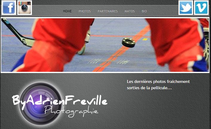 Photographes - site web Adrien Fréville
