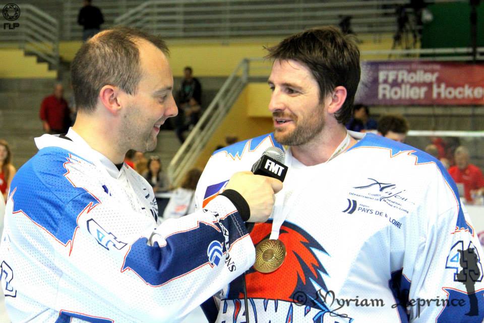 William Richard rejoint le staff des Hawks d'Angers, après un nouveau titre cette saison... avec Angers. Photo Myriam Leprince